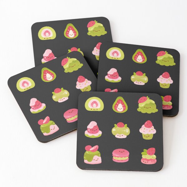 Item preview, Strawberry Matcha - black designed and sold by pikaole.