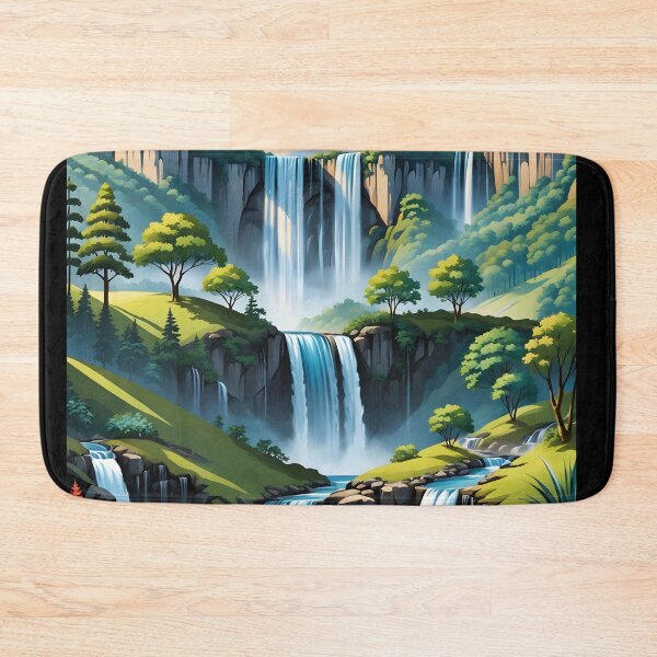 Item preview, Great waterfalls in heart of nature  designed and sold by CraftyUniverse.