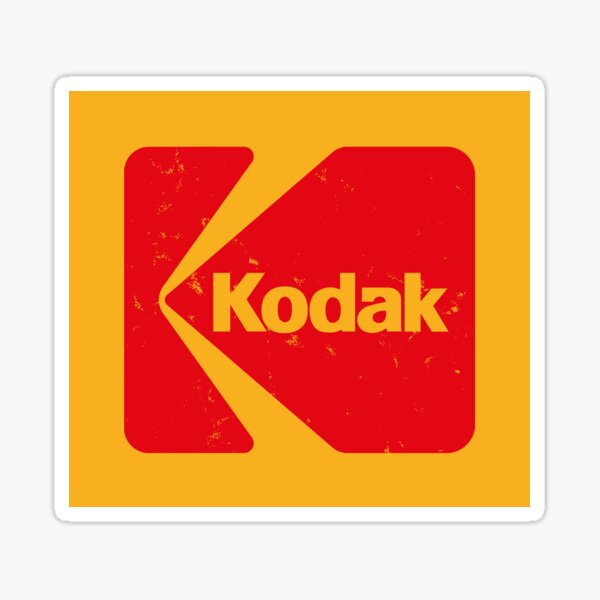 Classic Kodak Logo - 1971 Sticker