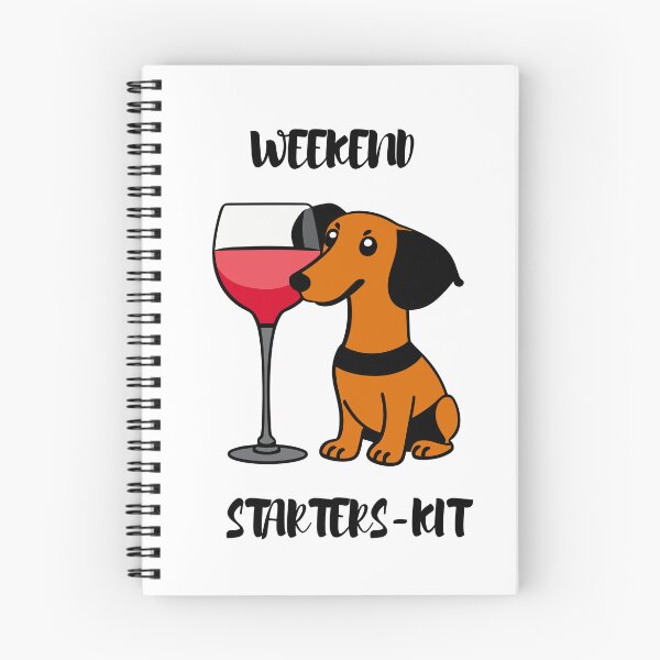 Item preview, Weekend starters kit dachshund t shirt designed and sold by Leivenaar.