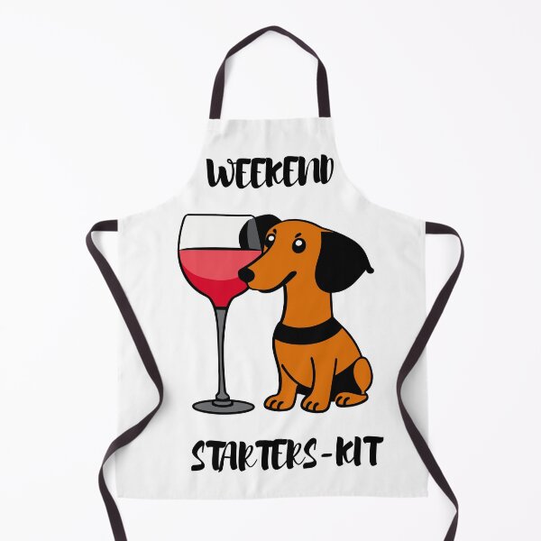 Item preview, Weekend starters kit dachshund t shirt designed and sold by Leivenaar.
