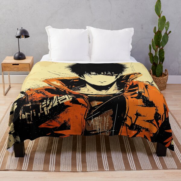 Item preview, Grunge anime cyber boy graffiti street art designed and sold by TomFrontierArt.