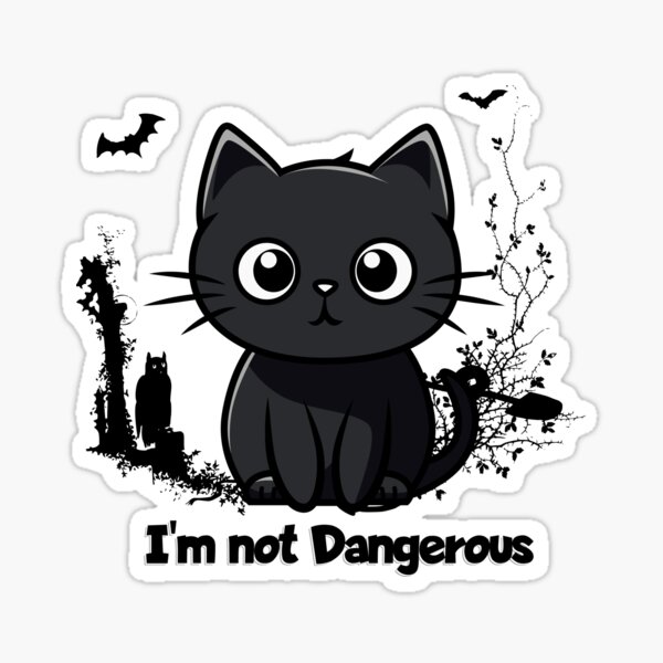 Black Cat Stickers – molonado