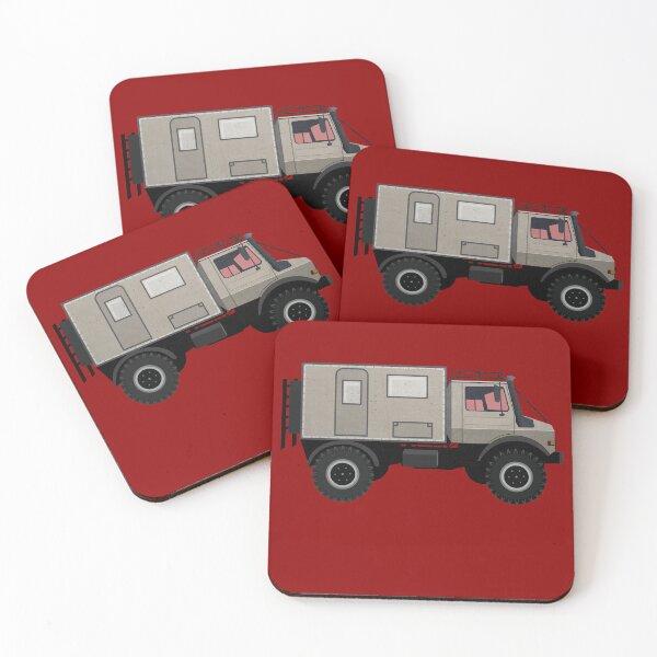 Item preview, UNIMOG overlander (on red) designed and sold by Groenendijk.