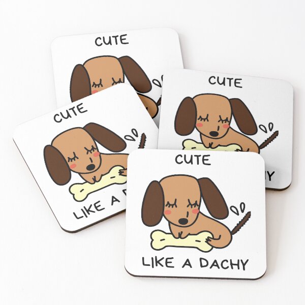 Item preview, Cute like a dachy Kawaii Dachshund T Shirt designed and sold by Leivenaar.