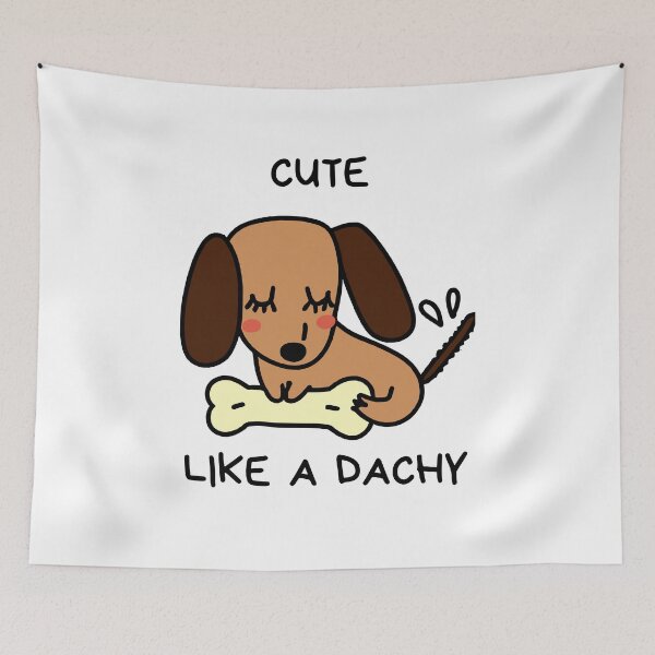 Item preview, Cute like a dachy Kawaii Dachshund T Shirt designed and sold by Leivenaar.