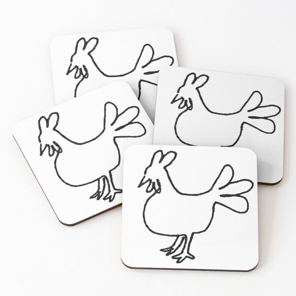 Item preview, Chicken Silhouette Handdraw Line Art Boho Style designed and sold by Yellowriversss.