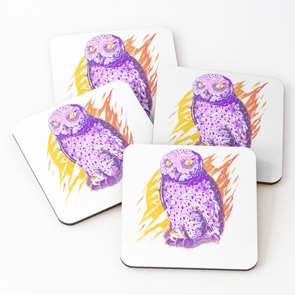 Item preview, Multicolored Holographic legacy owl gift designed and sold by TownDesigns.