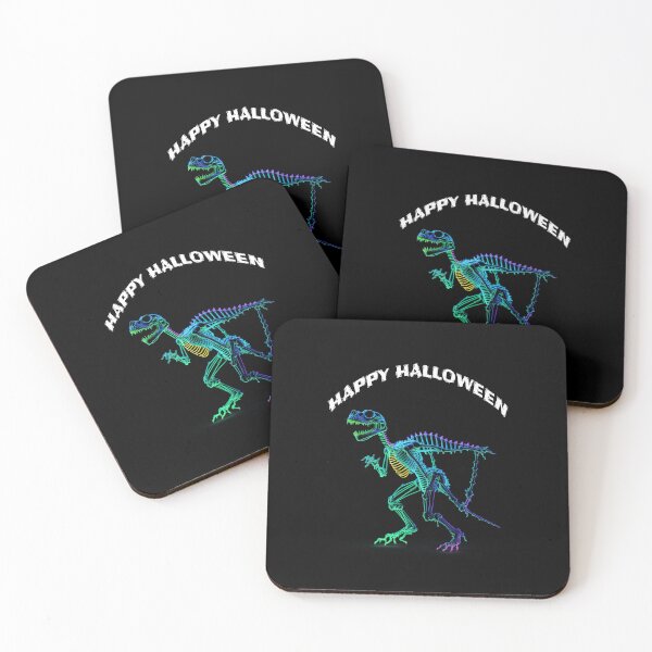 Item preview, A Colorful Holographic Dinosaur Skeleton in halloween designed and sold by halazidan.