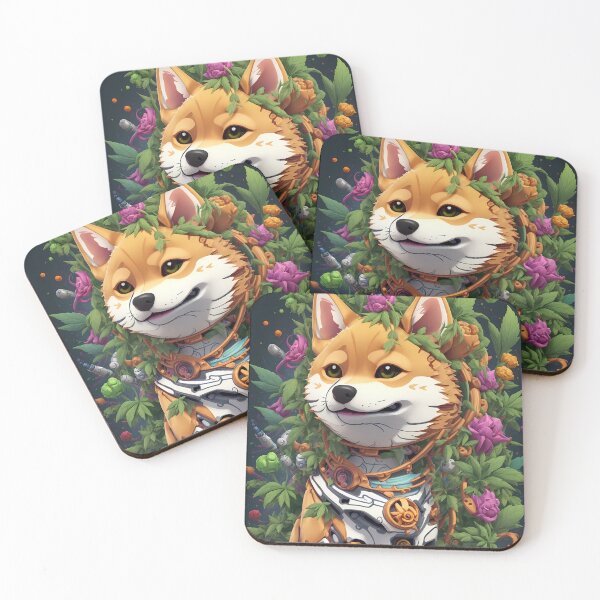 Aperçu de l'œuvre Shiba Inu dans le ciel, un jour tu me trouveras attrapé créée et vendue par wojysmokes.
