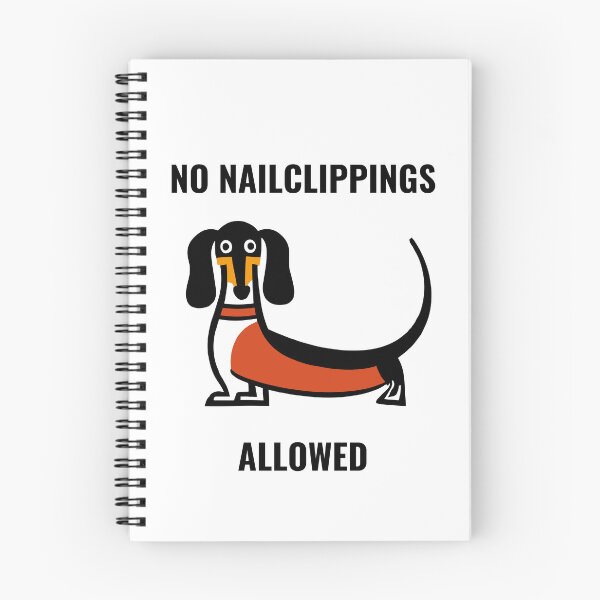 Item preview, no nailclippings allowed dachshund design minimal  designed and sold by Leivenaar.