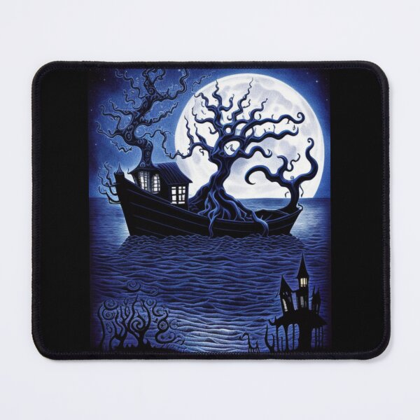 Item preview, halloween blue moon designed and sold by EuropeanPrints.