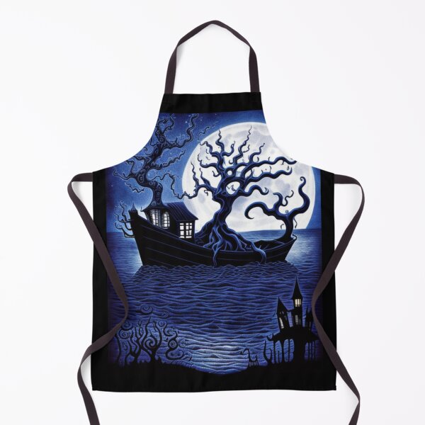 Item preview, halloween blue moon designed and sold by EuropeanPrints.