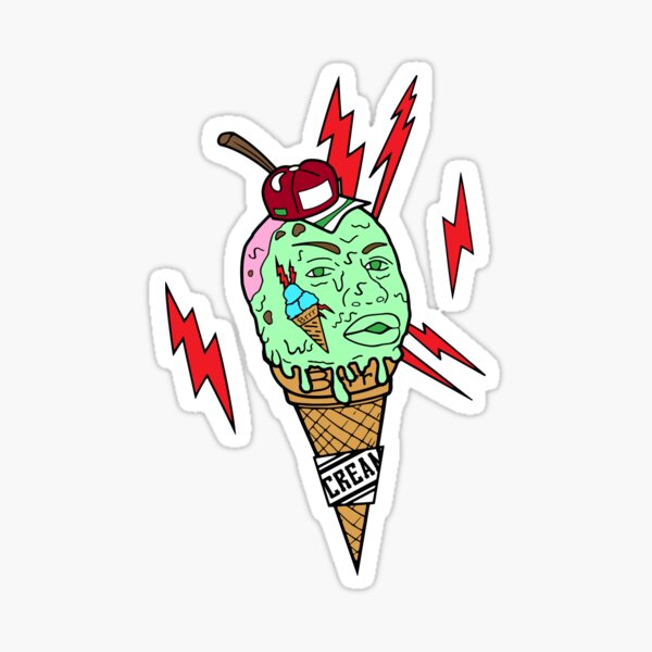 Gucci mane ski mask ice cream cone merch