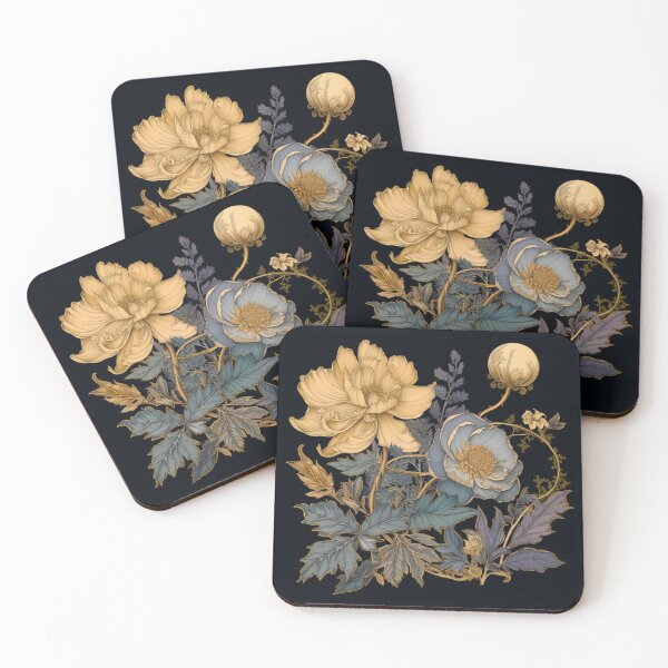 Item preview, Rare Victorian Moon Flower Bloom Victorian Inspired Art  designed and sold by CDC40.