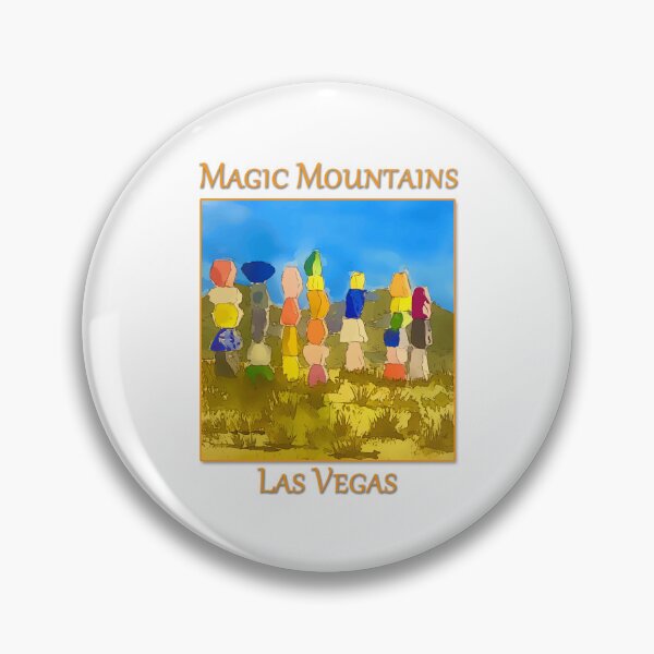 Item preview, Seven Magic Mountains outside Las Vegas Nevada - WelshDesigns designed and sold by welshdesigns.
