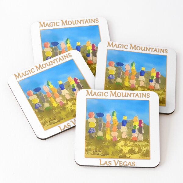 Item preview, Seven Magic Mountains outside Las Vegas Nevada - WelshDesigns designed and sold by welshdesigns.