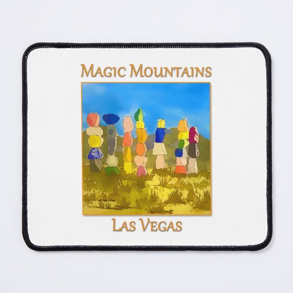 Item preview, Seven Magic Mountains outside Las Vegas Nevada - WelshDesigns designed and sold by welshdesigns.