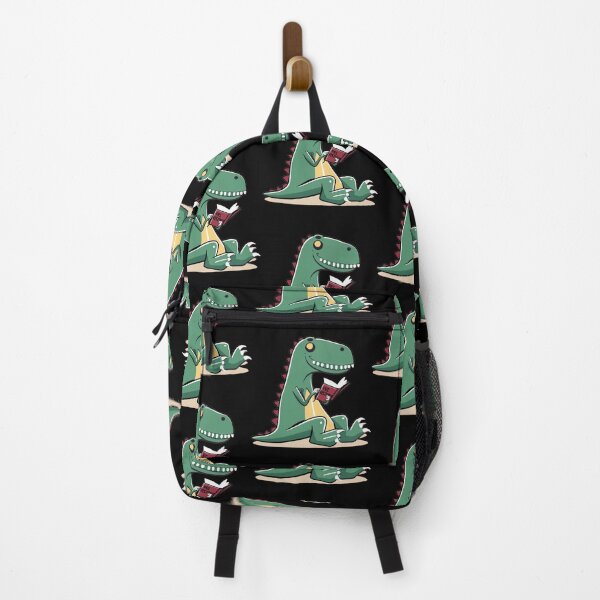 Item preview, Funny T-rex Dinosaur Reading Prehistory Book designed and sold by Nature's Fancy.