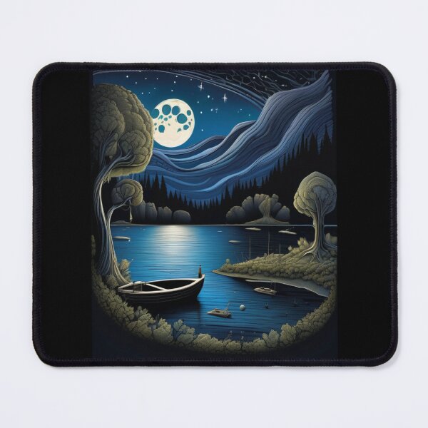 Item preview, halloween blue moon designed and sold by EuropeanPrints.