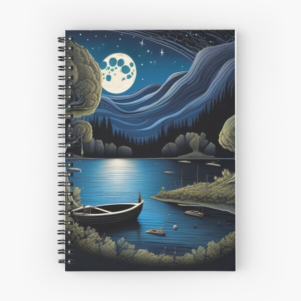 Item preview, halloween blue moon designed and sold by EuropeanPrints.