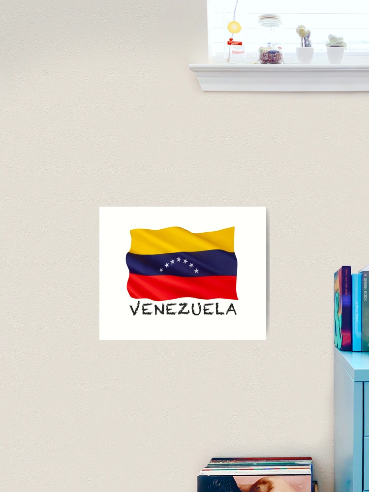 Vinyl-Aufkleber Venezuela Flagge (7 Sterne) – 10,2 Cm, Wetterfest, Mit 2 Bonus-Aufklebern