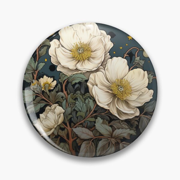 Item preview, Rare Victorian Moon Flower Bloom Victorian Inspired Art  designed and sold by CDC40.