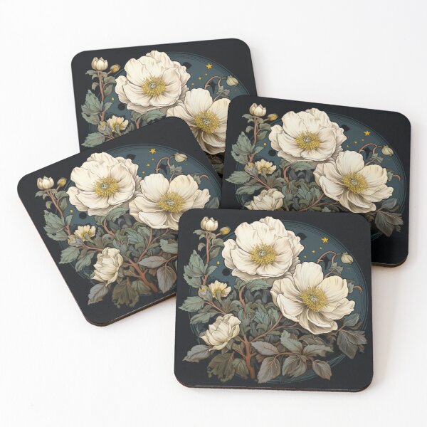 Item preview, Rare Victorian Moon Flower Bloom Victorian Inspired Art  designed and sold by CDC40.