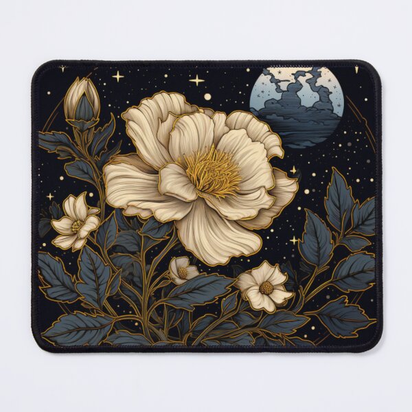 Item preview, Rare Victorian Moon Flower Bloom Victorian Inspired Art designed and sold by CDC40.