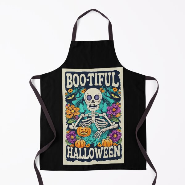 Item preview, Boo-tiful Halloween Skeleton With Pumpkin And Flowers designed and sold by tw2us.