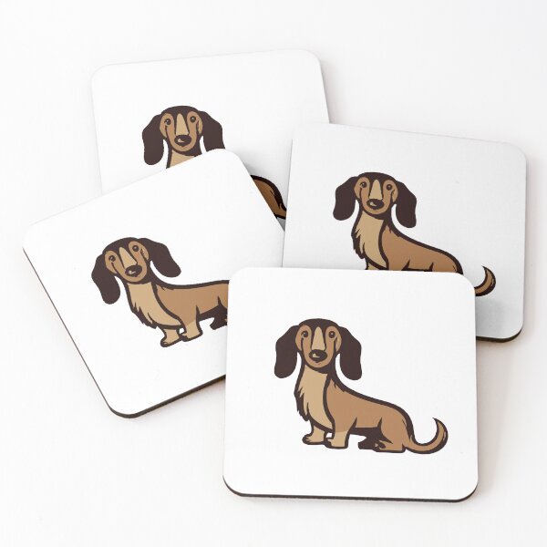 Item preview, Long haired Dachshund logo T Shirt designed and sold by Leivenaar.