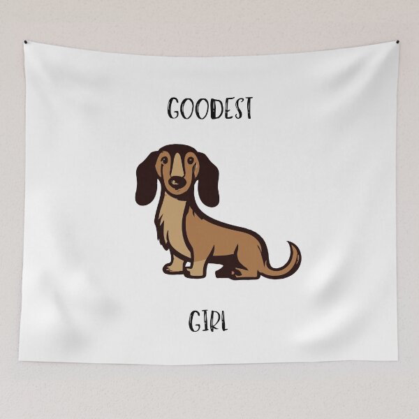 Item preview, Goodest Girl Dachshund logo designed and sold by Leivenaar.