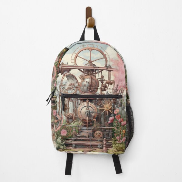 Item preview, Victorian Steampunk Garden With Mechanical Clockwork Plants Victorian Inspired Art designed and sold by CDC40.