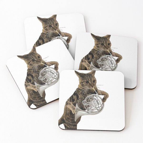 Item preview, French Horn Kitten designed and sold by tsarada.