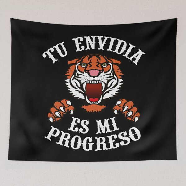 Item preview, Tu envidia es mi progreso, peruvian quote designed and sold by LatinoPower.