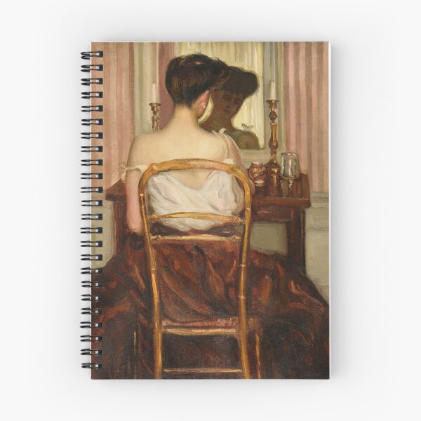 Item preview, Woman at Mirror, Vintage Woman Portrait designed and sold by vintagevivian.