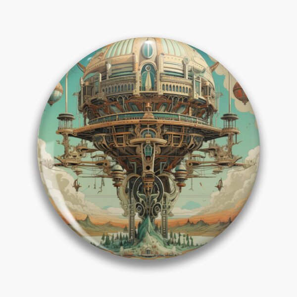 Item preview, Victorian Steampunk Enchanted Island Travel Poster Victorian Inspired Art  designed and sold by CDC40.
