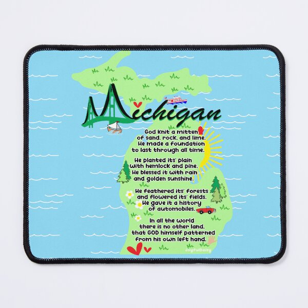 Item preview, Made in Michigan -Michigan Mitten Poem designed and sold by JoyfulDaisy.