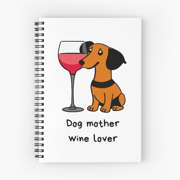 Item preview, Dog mother wine lover t-shirt designed and sold by Leivenaar.