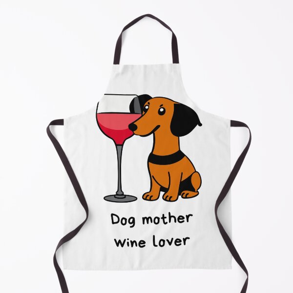 Item preview, Dog mother wine lover t-shirt designed and sold by Leivenaar.