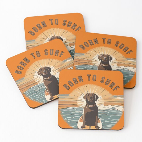 Item preview, Labrador Retriever Born to Surf designed and sold by SAS-Designer.