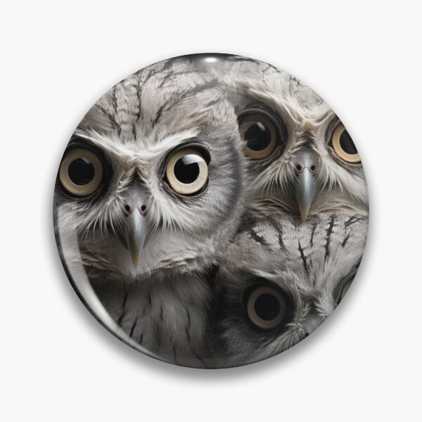 Item preview, 3 curious owls staring designed and sold by bigmoments.