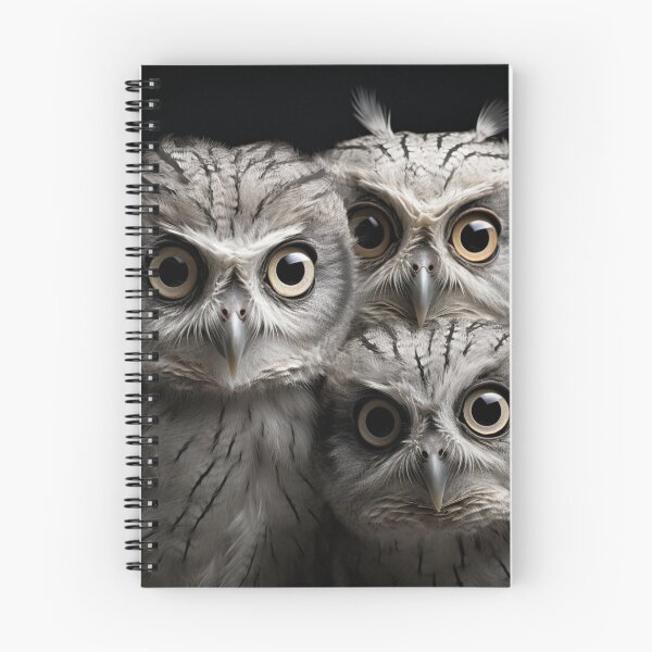 Item preview, 3 curious owls staring designed and sold by bigmoments.