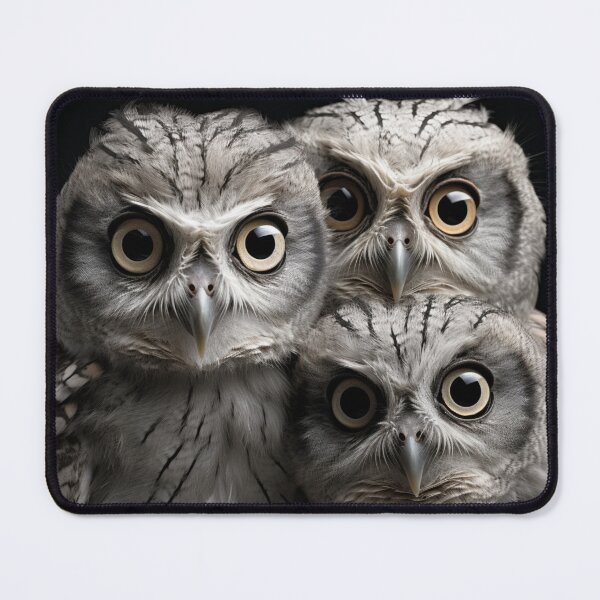 Item preview, 3 curious owls staring designed and sold by bigmoments.
