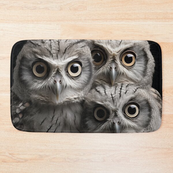 Item preview, 3 curious owls staring designed and sold by bigmoments.