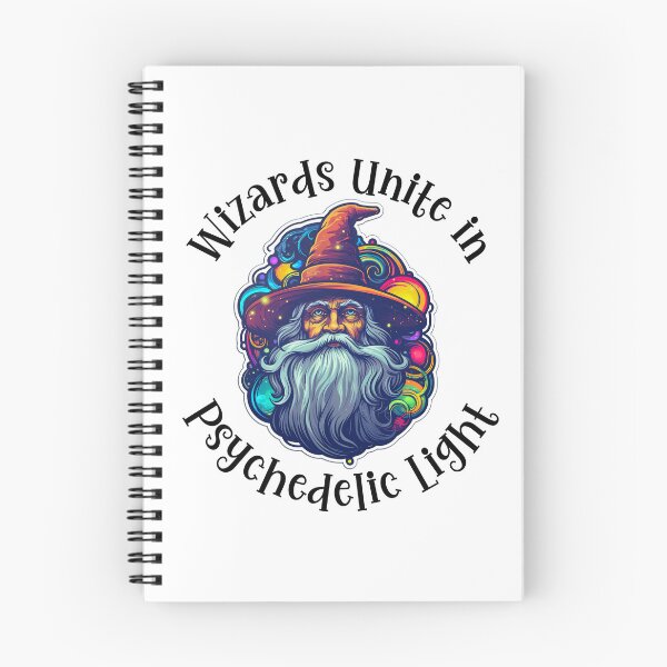 Item preview, Wizards Unite in Psychedelic Light - Black Text designed and sold by LMBoutique.
