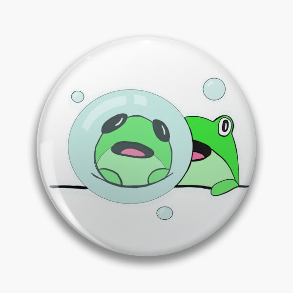 Item preview, Green frog in bubble designed and sold by underdsky.