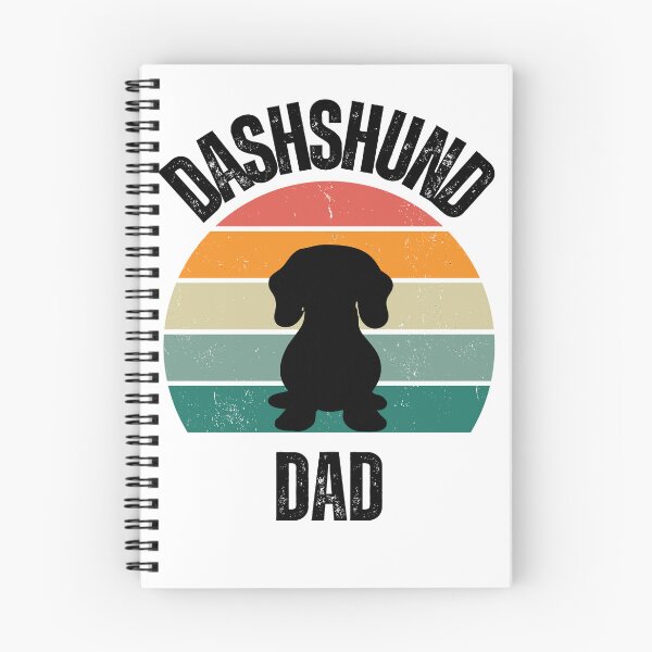 Item preview, Dachshund Dad sunset dachshund design - white T Shirt designed and sold by Leivenaar.