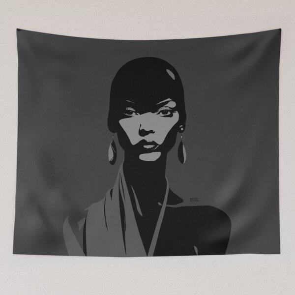 Item preview, Black Woman artwork Nº6K designed and sold by Bauani.