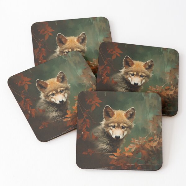 Item preview, Cub wolf in the wild designed and sold by ScarsAndShadows.
